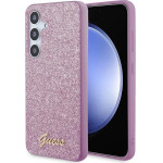 Guess Glitter Script case for Samsung Galaxy S24 - purple - (GUE003562-0)