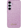 Guess Glitter Script case for Samsung Galaxy S24 - purple - (GUE003562-0)