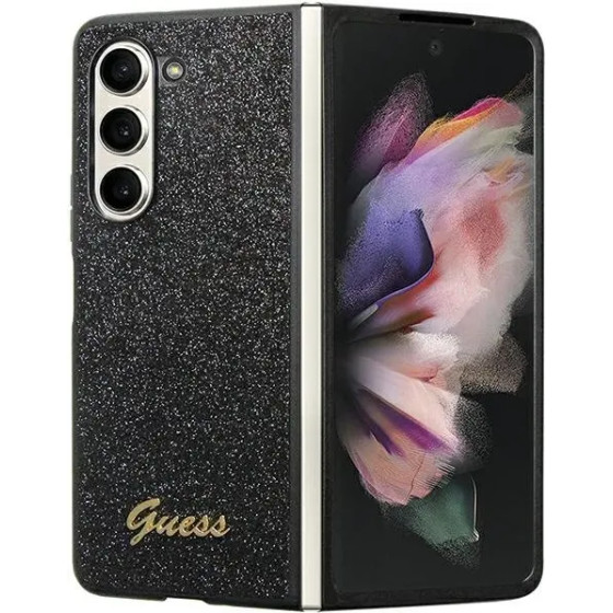 Guess Glitter Script case for Samsung Galaxy Z Fold 5 - black - (GUE003059-0)