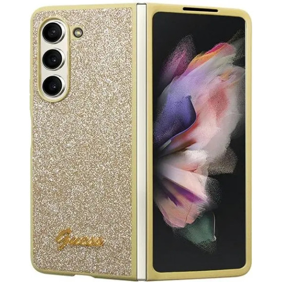 Guess Glitter Script case for Samsung Galaxy Z Fold 5 - gold - (GUE003061-0)