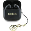 Guess Glossy Effect Printed Classic Logo & Charm TWS headphones - black - (GUE004375-0)