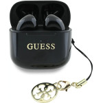 Guess Glossy Effect Printed Classic Logo & Charm TWS headphones - black - (GUE004375-0)