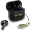 Guess Glossy Effect Printed Classic Logo & Charm TWS headphones - black - (GUE004375-0)