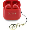 Guess Glossy Effect Printed Classic Logo & Charm TWS headphones - red - (GUE004376-0)