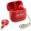 Guess Glossy Effect Printed Classic Logo & Charm TWS headphones - red - (GUE004376-0)