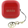 Guess Glossy Effect Printed Classic Logo & Charm TWS headphones - red - (GUE004376-0)