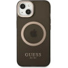Guess Gold Outline Translucent MagSafe case for iPhone 13 - black - (GUE002499-0)