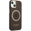 Guess Gold Outline Translucent MagSafe case for iPhone 13 - black - (GUE002499-0)