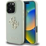 Guess Grained Big 4G Logo Small Classic Logo case for iPhone 16 Pro - green - (GUE004404-0)