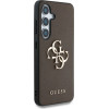 Guess Grained Big 4G Logo Small Classic Logo case for Samsung Galaxy S25 brown - (GUE004275-0)
