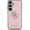 Guess Grained Big 4G Logo Small Classic Logo case for Samsung Galaxy S25 pink - (GUE004277-0)