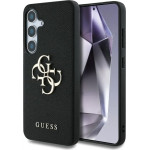 Guess Grained Big 4G Logo Small Classic Logo case for Samsung Galaxy S25 Plus black - (GUE004271-0)