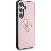 Guess Grained Big 4G Logo Small Classic Logo case for Samsung Galaxy S25 Plus pink - (GUE004278-0)