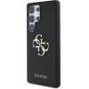 Guess Grained Big 4G Logo Small Classic Logo case for Samsung Galaxy S25 Ultra black - (GUE004272-0)