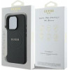 Guess Grained Gold Ring MagSafe case for iPhone 16 Pro - black - (GUE003756-0)