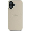 Guess Grained Ring MagSafe case for iPhone 16 - beige - (GUE003840-0)