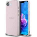 Guess Grained Ring MagSafe iPhone 16e Case - Pink - (GUE004493-0)