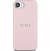 Guess Grained Ring MagSafe iPhone 16e Case - Pink - (GUE004493-0)