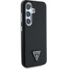 Guess Grained Triangle Logo MagSafe case for Samsung Galaxy S25 - black - (GUE004288-0)