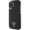 Guess Grained Triangle MagSafe case for iPhone 16 - black - (GUE004066-0)