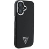 Guess Grained Triangle MagSafe case for iPhone 16 - black - (GUE004066-0)