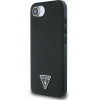 Guess Grained Triangle MagSafe case for iPhone 16e - black - (GUE004484-0)