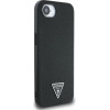 Guess Grained Triangle MagSafe case for iPhone 16e - black - (GUE004484-0)