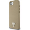 Guess Grained Triangle MagSafe case for iPhone 16e - brown - (GUE004485-0)