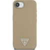 Guess Grained Triangle MagSafe case for iPhone 16e - brown - (GUE004485-0)