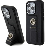 Guess Grip Stand 4G Saffiano Strass case for iPhone 15 Pro Max - black - (GUE003379-0)