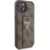Guess Grip Stand 4G Triangle Strass case for iPhone 15 - brown - (GUE003374-0)