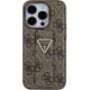 Guess Grip Stand 4G Triangle Strass case for iPhone 15 Pro - brown - (GUE003375-0)