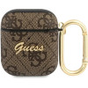 Guess GUA24GSMW AirPods cover brown / brown 4G Script Metal Collection - (GUE001431-0)