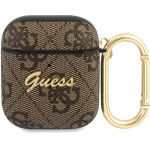Guess GUA24GSMW AirPods cover brown / brown 4G Script Metal Collection - (GUE001431-0)