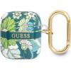 Guess GUA2HHFLN AirPods cover green/green Flower Strap Collection - (GUE002032-0)