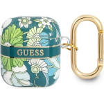 Guess GUA2HHFLN AirPods cover green/green Flower Strap Collection - (GUE002032-0)