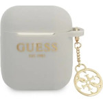 Guess GUA2LSC4EG AirPods cover grey/grey Silicone Charm 4G Collection - (GUE001947-0)