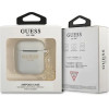Guess GUA2LSC4EG AirPods cover grey/grey Silicone Charm 4G Collection - (GUE001947-0)