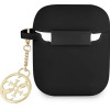 Guess GUA2LSC4EK AirPods 1/2 cover black/black Silicone Charm 4G Collection - (GUE001893-0)