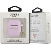 Guess GUA2LSC4EU AirPods 1/2 cover purple/purple Silicone Charm 4G Collection - (GUE001896-0)