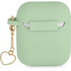 Guess GUA2LSCHSN AirPods cover green/green Silicone Charm Heart Collection - (GUE001944-0)