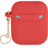 Guess GUA2LSCHSR AirPods cover red/red Silicone Charm Heart Collection - (GUE002011-0)
