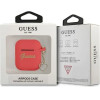 Guess GUA2LSCHSR AirPods cover red/red Silicone Charm Heart Collection - (GUE002011-0)