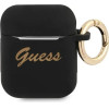 Guess GUA2SSSK AirPods cover black/black Silicone Vintage Script - (GUE001375-0)