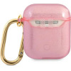 Guess GUA2UCG4GP AirPods cover pink/pink Glitter Collection - (GUE001372-0)