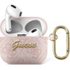 Guess GUA34GSMP AirPods 3 cover rozowy/pink 4G Script Metal Collection - (GUE001673-0)