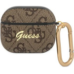 Guess GUA34GSMW AirPods 3 cover brazowy/brown 4G Script Metal Collection - (GUE001672-0)