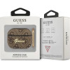 Guess GUA34GSMW AirPods 3 cover brazowy/brown 4G Script Metal Collection - (GUE001672-0)