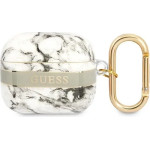 Guess GUA3HCHMAG AirPods 3 cover grey/grey Marble Strap Collection - (GUE002025-0)
