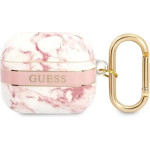 Guess GUA3HCHMAP AirPods 3 cover pink/pink Marble Strap Collection - (GUE002028-0)
